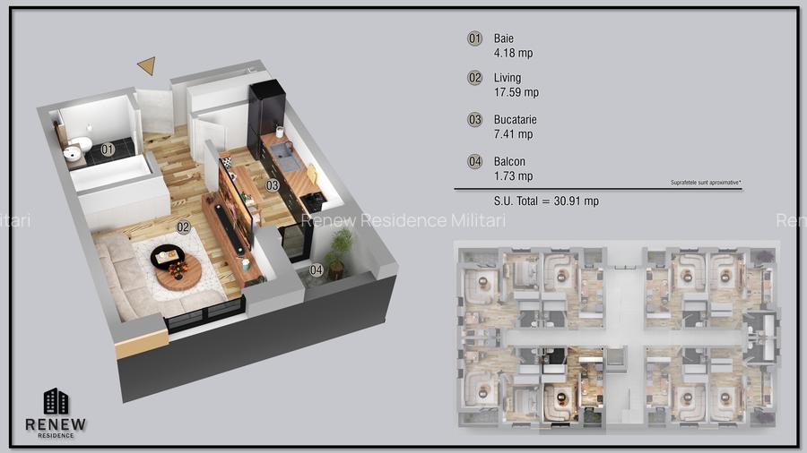 Garsoniera decomandata - 3