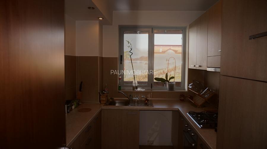 Apart. lux 3 camere,167mp cu vedere la lac+piscina,2 loc parcare,boxa Tancabesti - 6