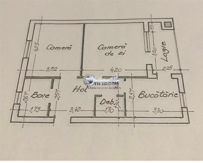 Apartament cu 2 camere, 64 mp, Bld. Poitiers - 14