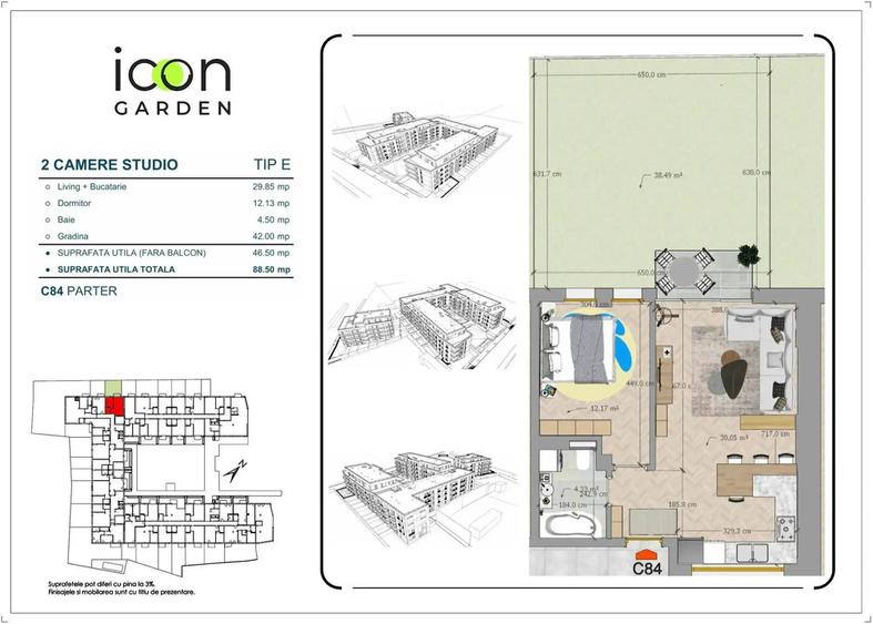 Apartament 2 camere, Ștefan cel Mare. FInalizat, gata de mutare. - 2