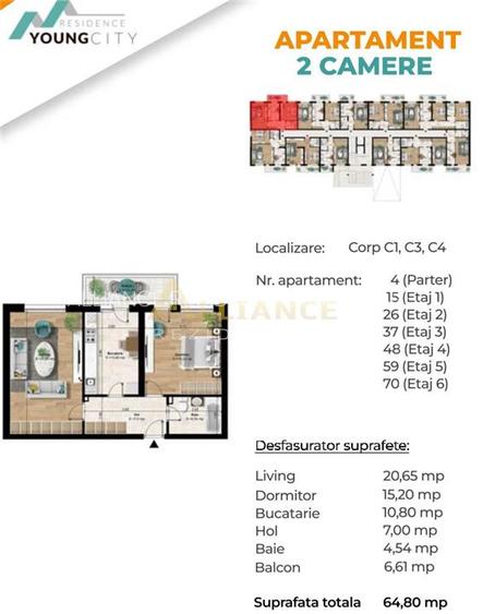 Young Residence 2 cam 64 mp la 10 min metrou - 14