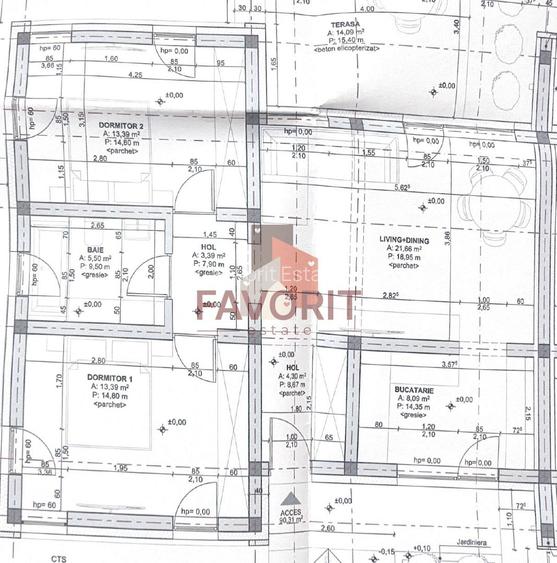 Finisat la cheie. Bucatarie inchisa. Acces asfaltat - 14
