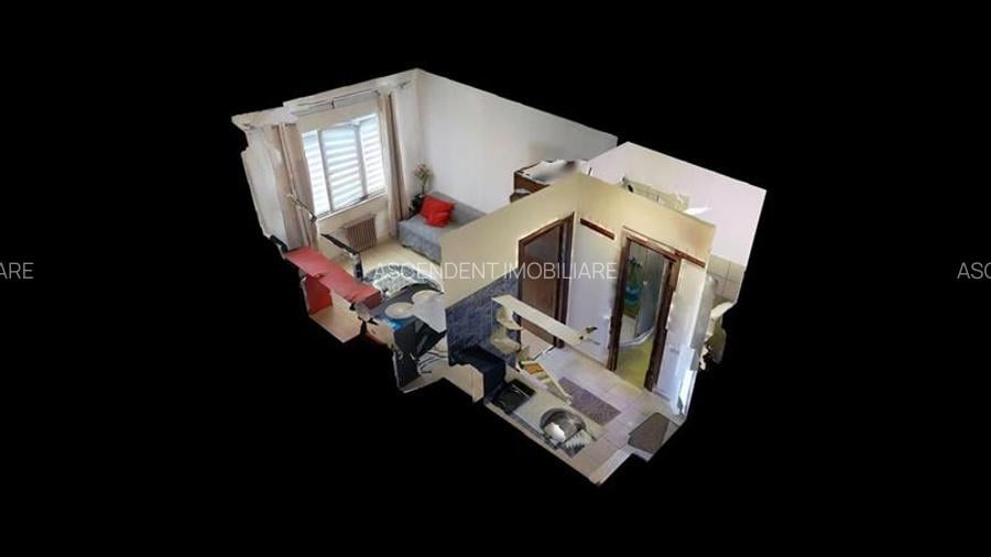 3D! Garsoniera cu baie si bucatarie, mobilata, loc parcare, Tractorul, Brasov - 9