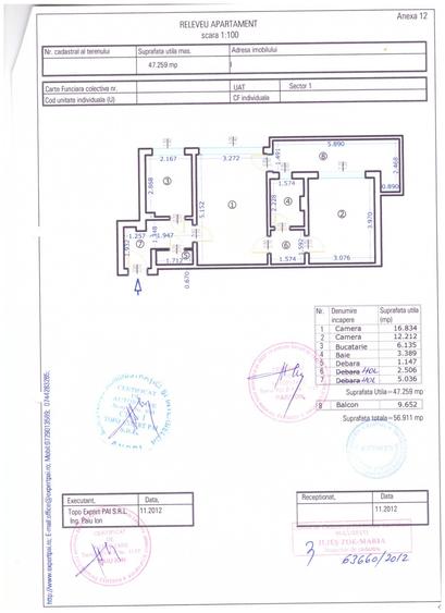 2 camere Parc Bazilescu | Metrou - 1