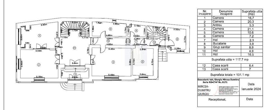 Vila Interbelica | 10 Camere | Inchiriere | Co-working | IT *Cismigiu* - 16
