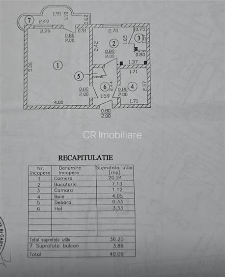 Garsoniera Brancoveanu/ Bloc Mixt - 7