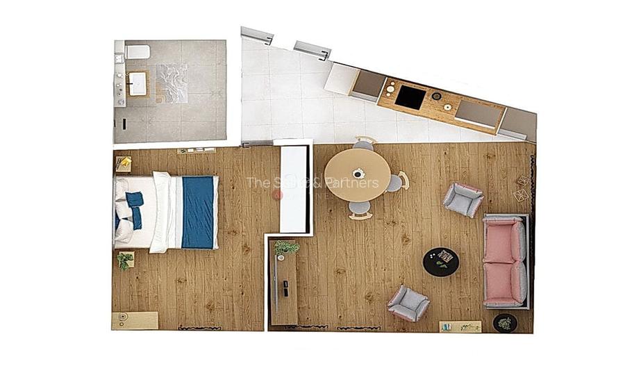 Apartament in Bloc Tip Vila - 5