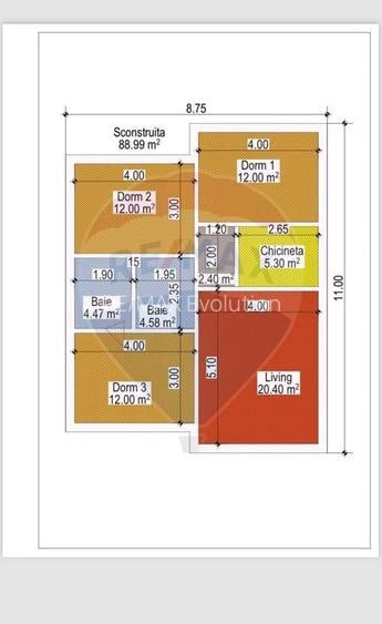 Teren de vanzare , Autorizetie 20 camere + Avize, Dunavatu de Jos - 2
