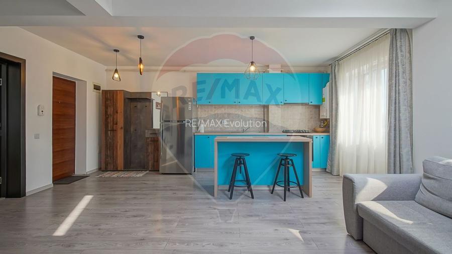 Apartament 2 camere, 53 mp, open space, mobilat&utilat, Sânpetru - 5