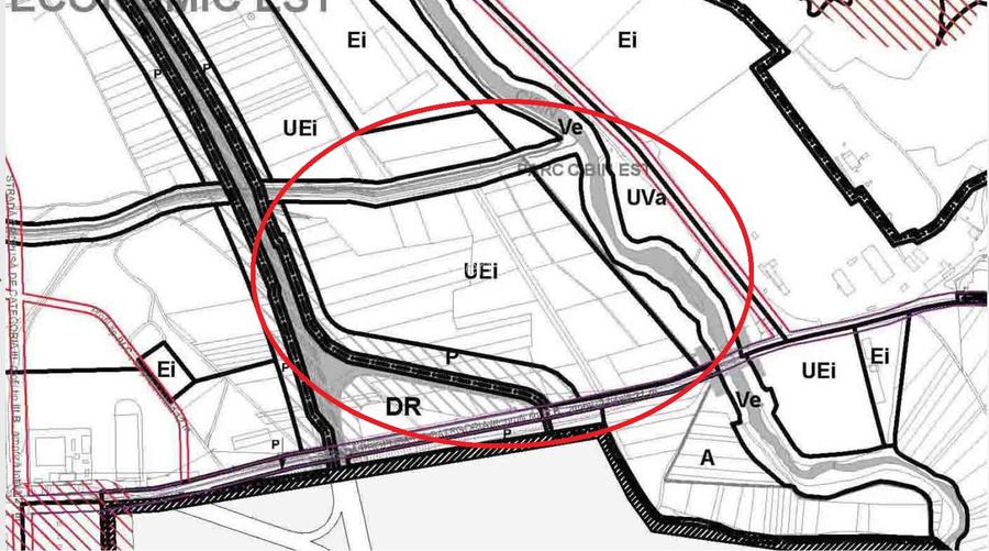 Teren intravilan 18.400 mp langa A1 * Zona Industriala Est Sibiu - 6