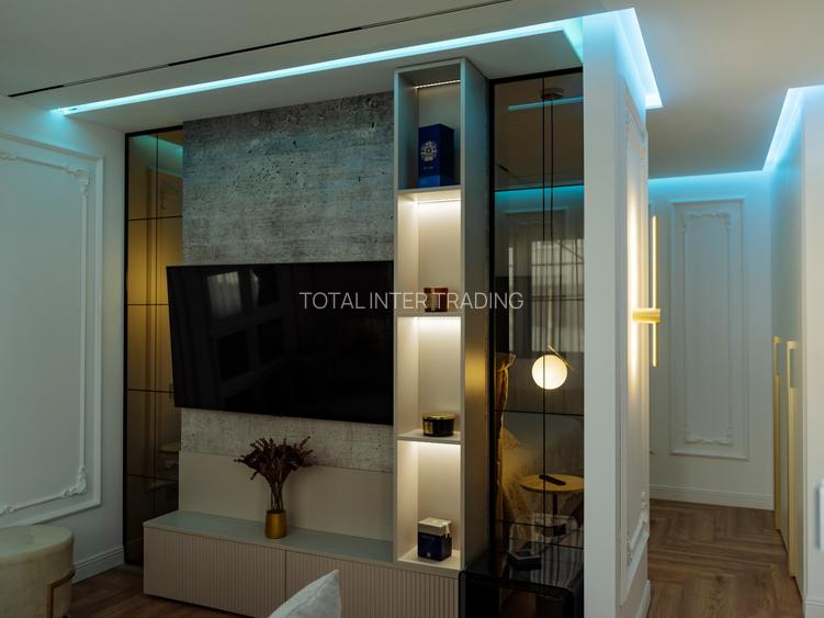 Decebal-3/4-renovata integral lux, mobilata + utilata modern, TV, 135000€ - 11