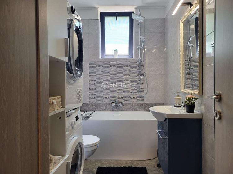 Casa str Sirenelor parter + subsol mobilata utilata modern curte comuna - 38