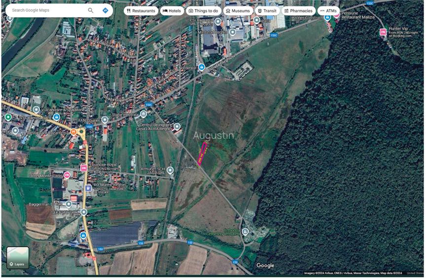 2900 mp teren intravilan langa centura de ocolire a municipiului Reghin - 2