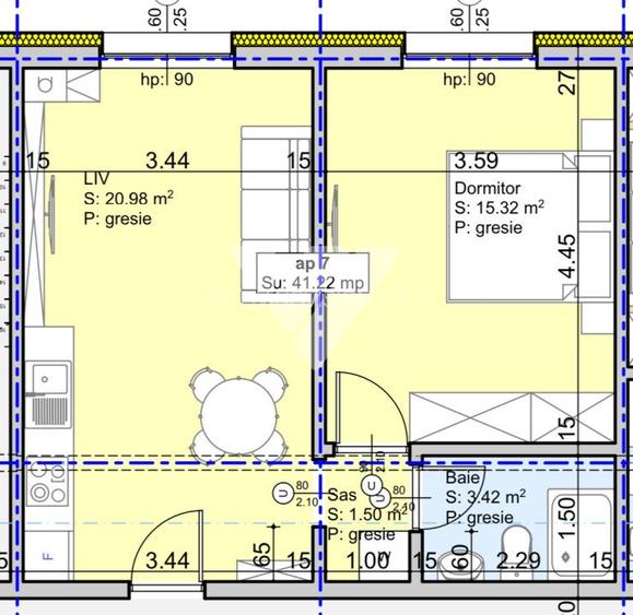 Apartament 2 camere 42 mp mobilat, lift zona Lazaret Sibiu - 6