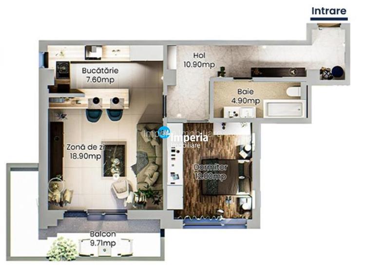 Apartament 2 camere premium, proiect EXCLUSIVIST - 2
