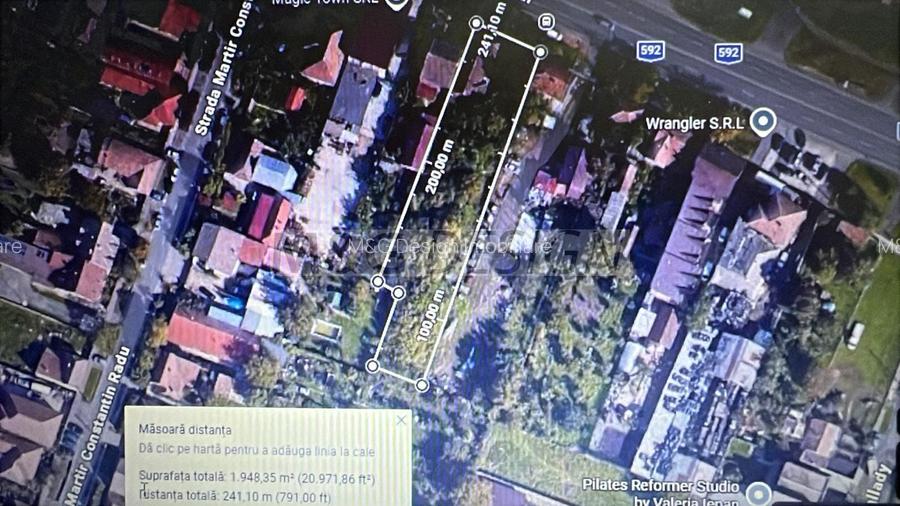 Teren intravilan Buziasului, zona mixta UTR M3, pt. cladire cu 7 etaje - 2