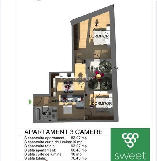 Vanzare 3 camere la cheie Viilor Academia Tehnica - 8