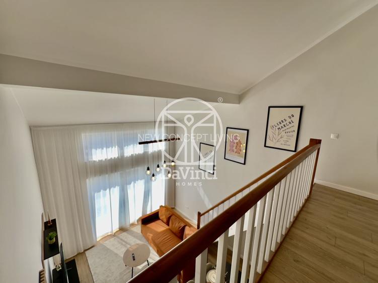 Penthouse 4 camere - mobilat si utilat - intabulat, aer conditionat - 12