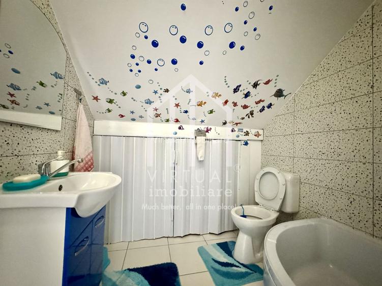 Casa cu 5 camere, 460mp teren, mobilata si utilata, demisol, Cristian - 18