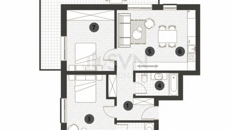 REA1026492 Apartament 3 camere Barbu Vacarescu Floreasca - 2