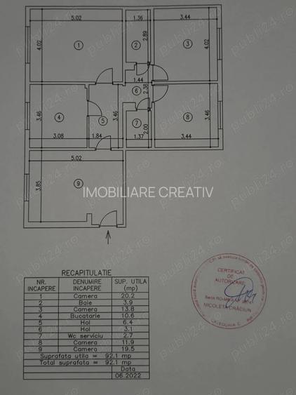 Apartament de vanzare 4 camere in Brancoveanu Parc Tineretului - 9