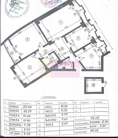 Vanzare apartament de 4 camere la Casa Poporului-stradal - 11