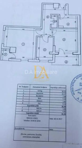 Apartament 2 camere | 61,98 mp | Bloc 2017 | Metrou Grozăvești | 217.0 - 8
