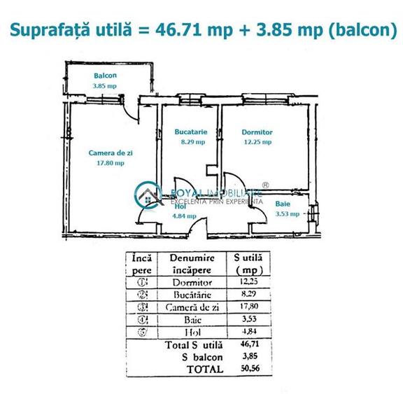 Royal Imobiliare - Vanzare apartament 2 camere zona Vest - 15