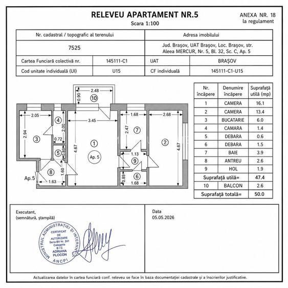 Astra-Apartament 2 camere 50 mp - 2