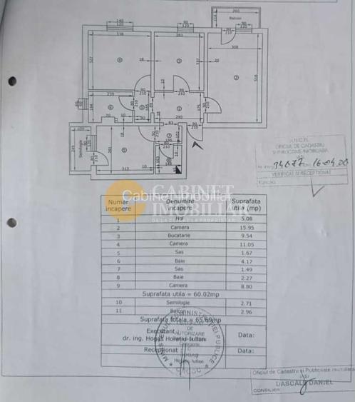 3 camere, decomandat, et. 2/4,  Gradinari,  bloc'80! - 10