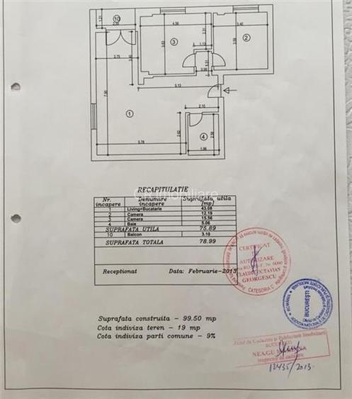 Apartament 3 camere, Domeni Bloc Nou - 5