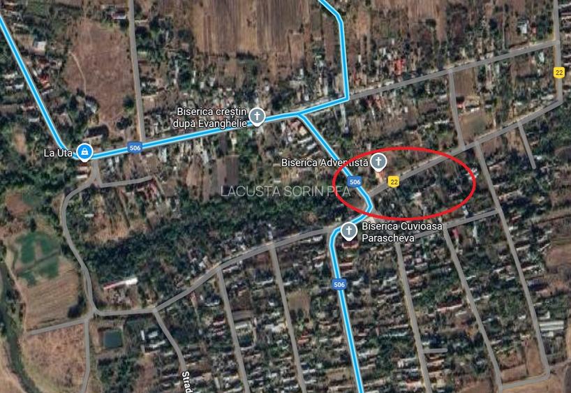 Teleorman-Marzanesti-Teleormanu , teren 1400 mp, deschidere 16 ml, casa paianta - 2