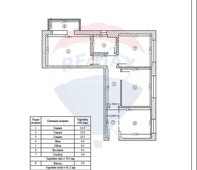 Apartament cu 3 camere de vanzare in zona Gara de Nord - 1