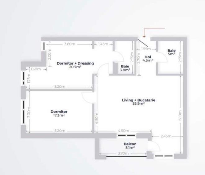 PROPRIETAR. Apartament 3 cam. MTM PIPERA LAKE - 11