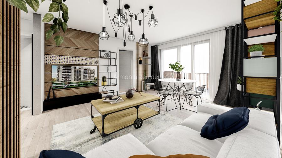 Garsonieră Decomandata de 45,80 mp utili- langa Mall Coresi - ARMONIA RESIDENCE - 8