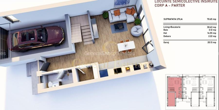 Casă modernă 4 camere Brasov  | 130 mp utili | garaj - 2