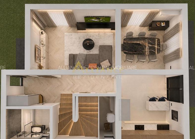Casa Individuala - 4 camere - 3 bai - 355mp teren - 18
