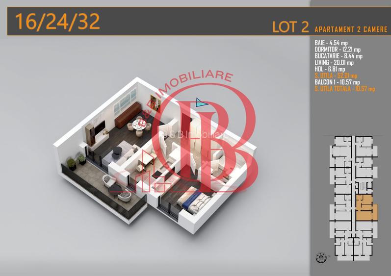 Apartament Decomandat 2 camere - Th. Pallady Metrou N. Teclu - 2