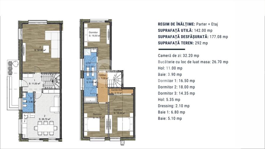 Duplex NZEB Bunloc | 142 mp utili | teren 310 mp | casa eficienta energetic - 1