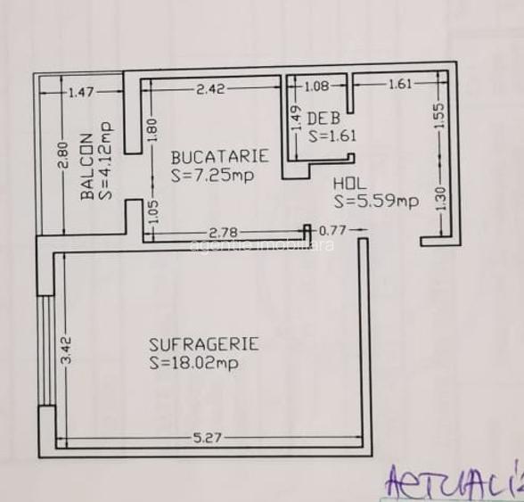 Garsoniera decomandata cu centrala gaze. - 8