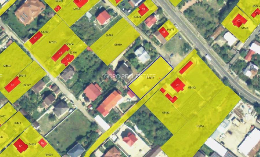 Teren pentru construcții cu ieșire pe două laturi - 2