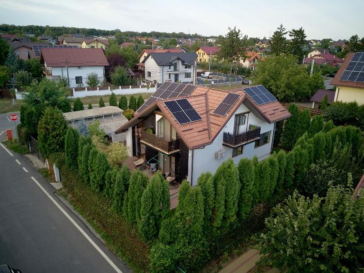 Casa se vinde complet mobilata si utilata, 160 mp utili, 500 mp teren