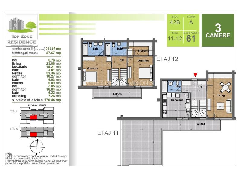 DUPLEX 3CAM. -MUTARE IMEDIATA / SCOALA BRAUNER,METROU N TECLU! - 2