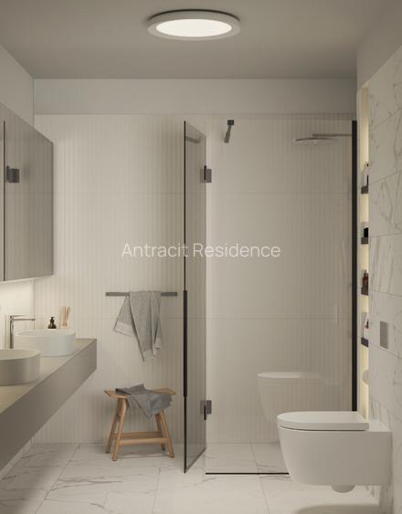 Antracit Coandă - 4 camere+ 3 băi - Bucătărie închisă - Bloc boutique 4 etaje - 9