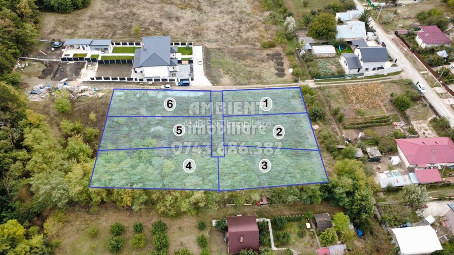 LOTURI de teren INTRAVILAN,  intre 600 - 700 mp, VASLUI, zona Gura Bustei; - 3