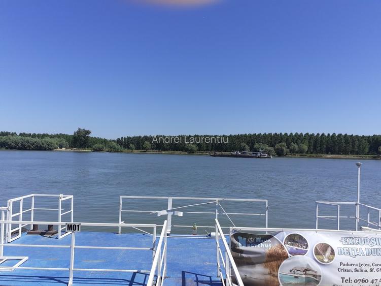 OCAZIE; teren MAHMUDIA 12euro/m.p. Suprafata 5000 m.p. Deschidere la Dunare 48m - 14