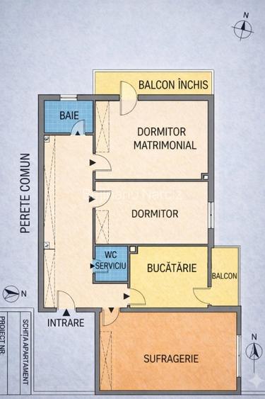 Vând apartament moștenit, 3 Camere Decomandate, Vedere spre Lac & Parc, Sebeș  - 3