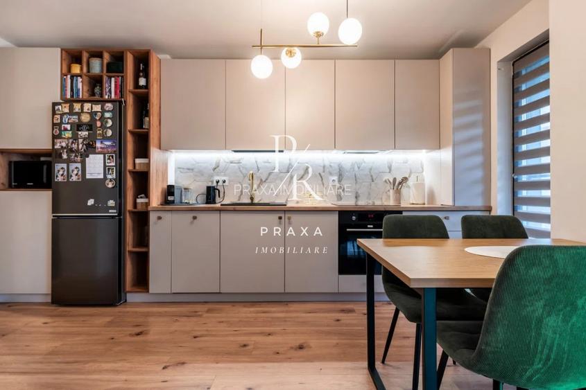 Apartament 3 camere, complet mobilat, terasa 31 mp, parcare, zona Vivo - Metro - 4