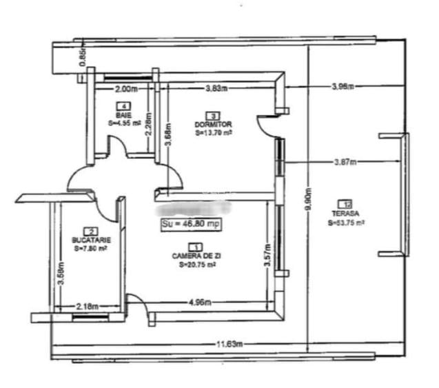 Apartament semifinisat, decomandat, terasa de 53 mp, zona Eroilor - 6