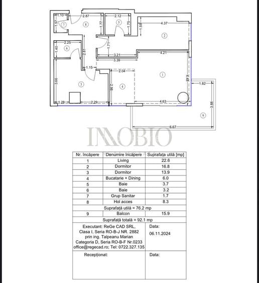 Apartament 3 Camere | Loc de Parcare | Boxa | Up-Site - 17